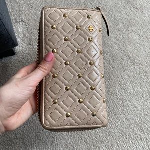 Tory burch studded wallet